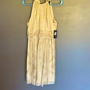 Jessica Howard gold dress, new with tags, 10p